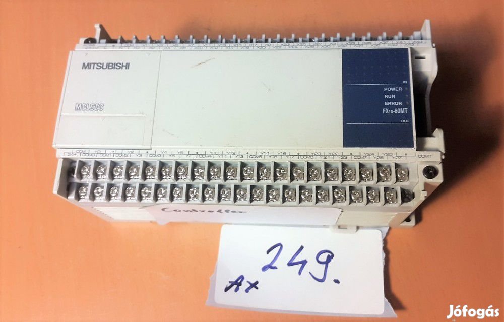 Mitsubishi FX1N-60MT-001 PLC CPU programozható vezérlő/ax249