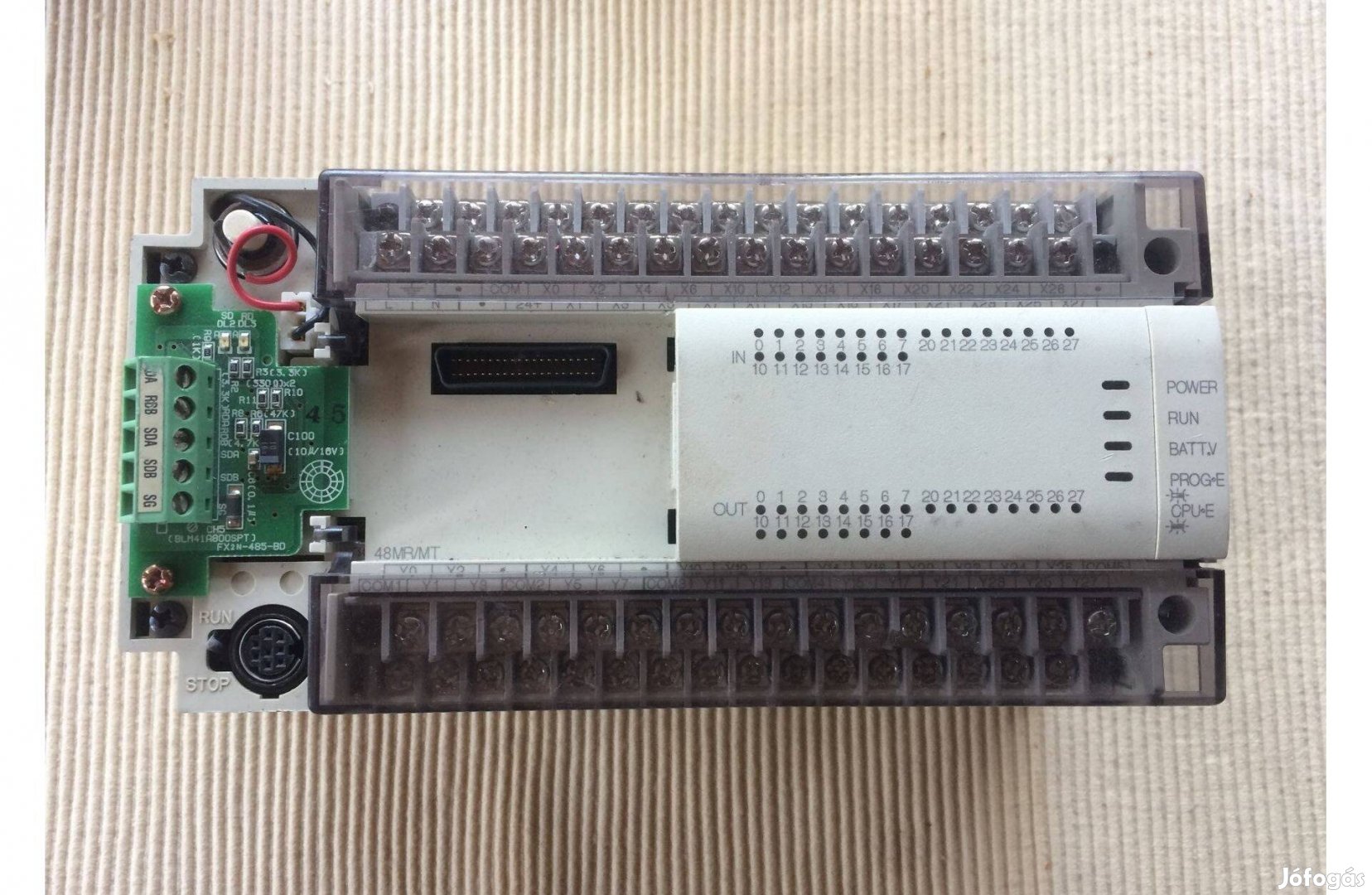 Mitsubishi FX2N-48MR-001 típusú plc