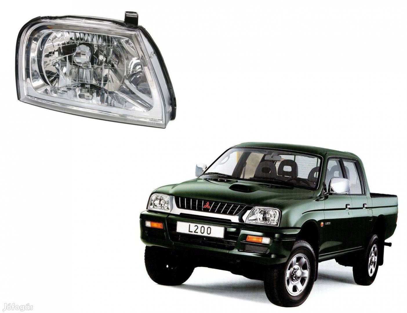 Mitsubishi L200 jobb első fényszóró