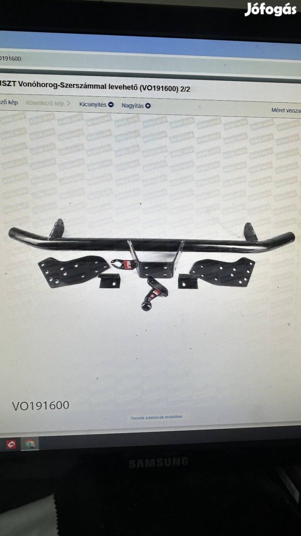 Mitsubishi L200 vonóhorog