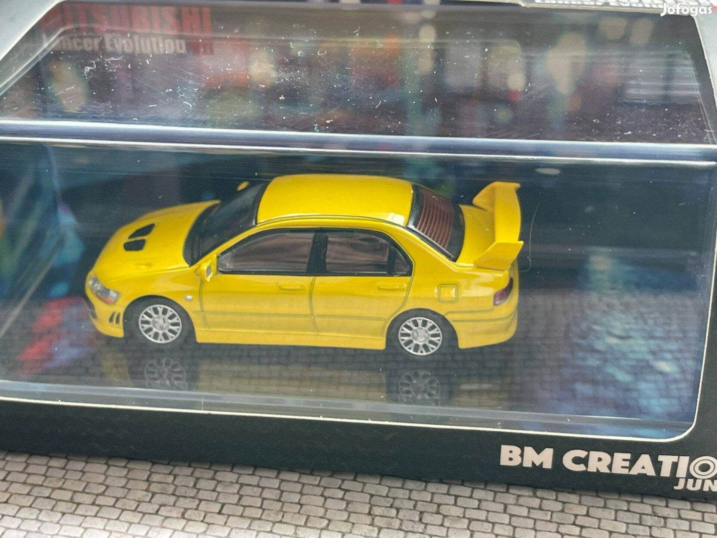 Mitsubishi Lancer Evo VII modell autó - BM Creations 1:64 méret