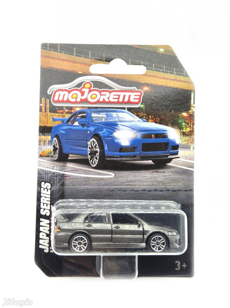 Mitsubishi Lancer Evolution EVO - szürke -  Majorette - 1:64