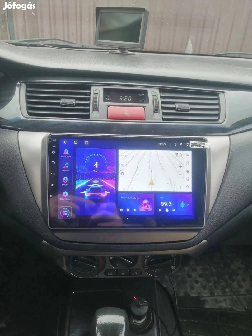 Mitsubishi Lancer Multimédia Carplay GPS Rádió Tolatókamerával