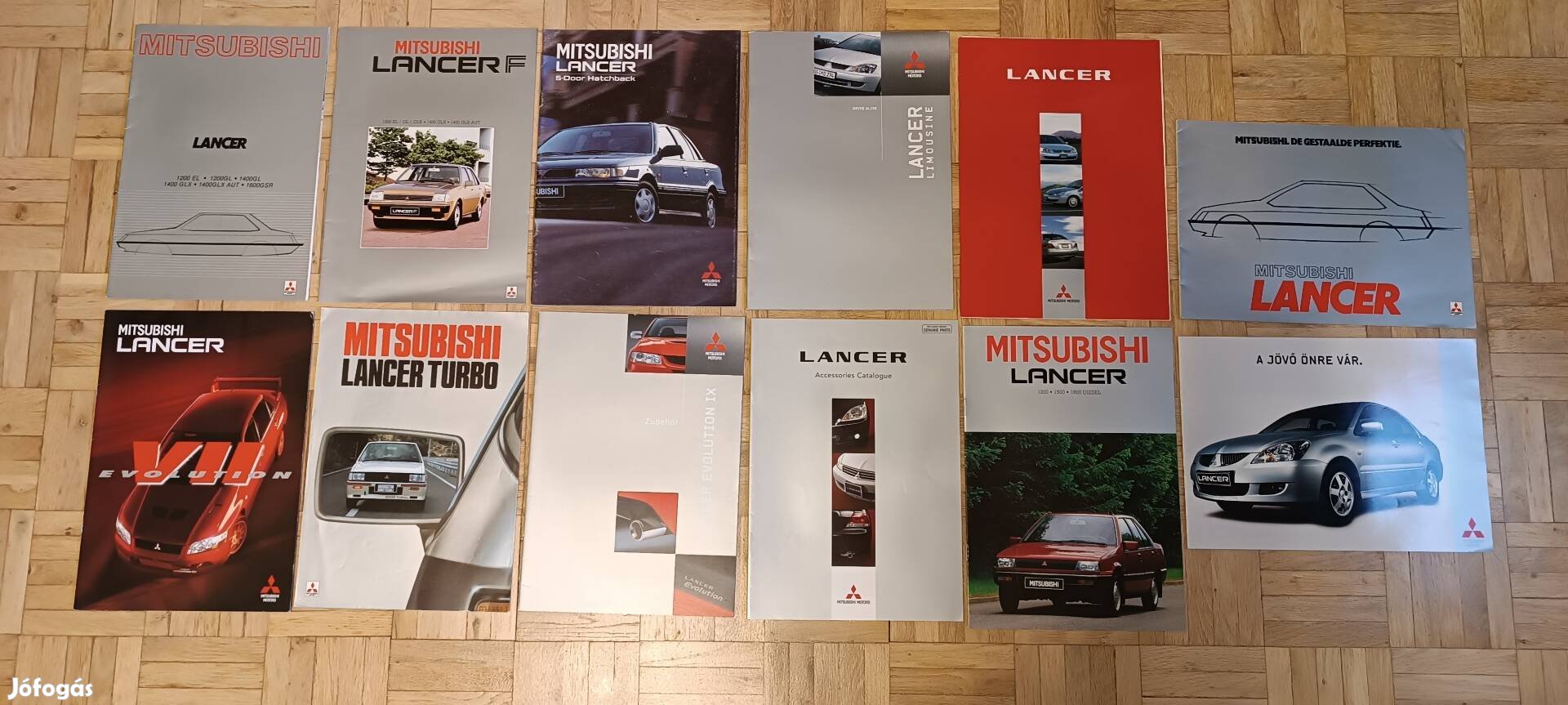 Mitsubishi Lancer prospektus gyűjtemény 