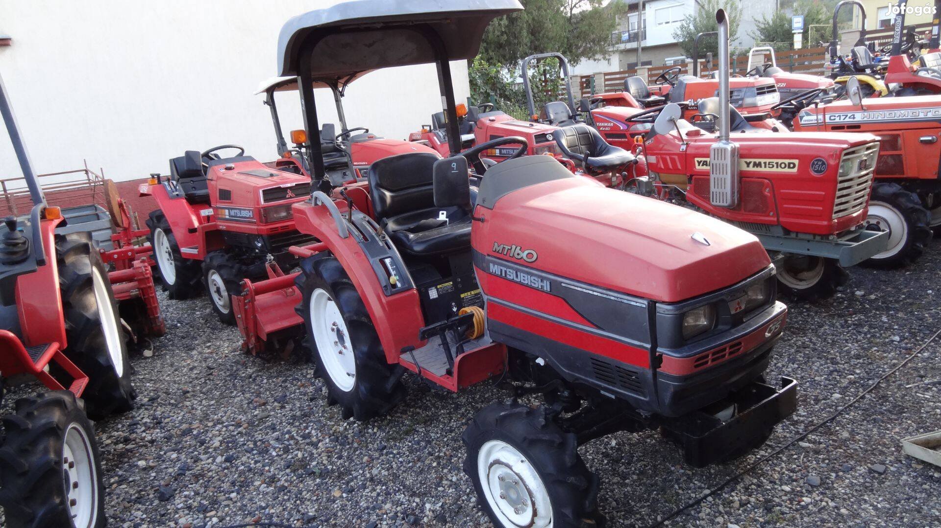Mitsubishi MT160 Japán kistraktor talajmaróval