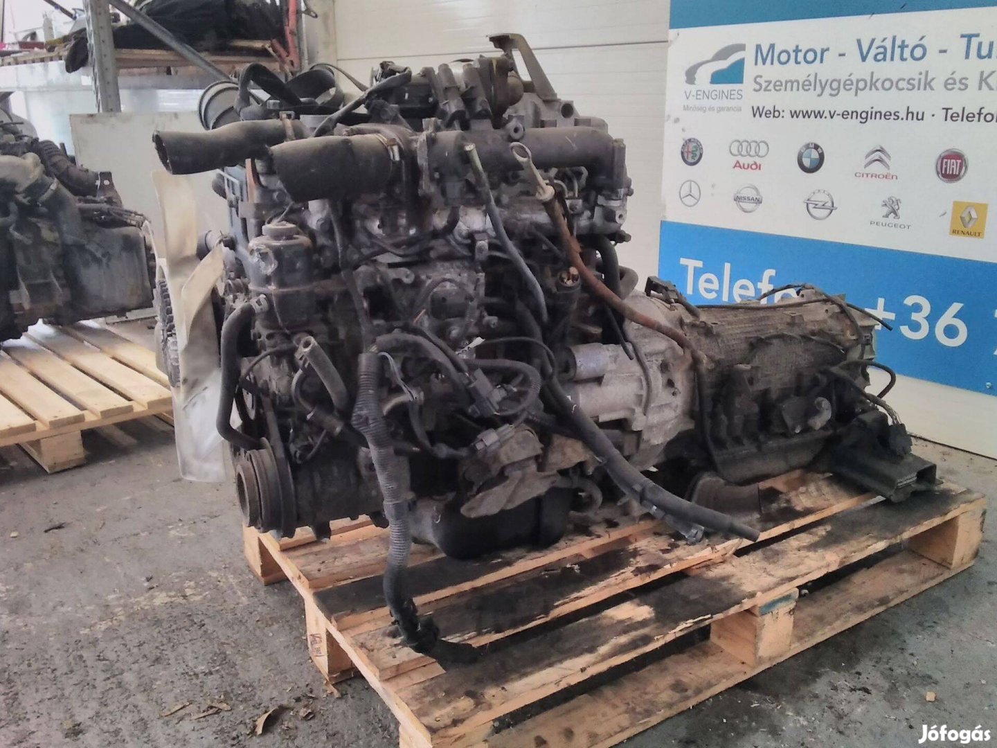 Mitsubishi Pajero 3,2DI, 4M41 bontott motor