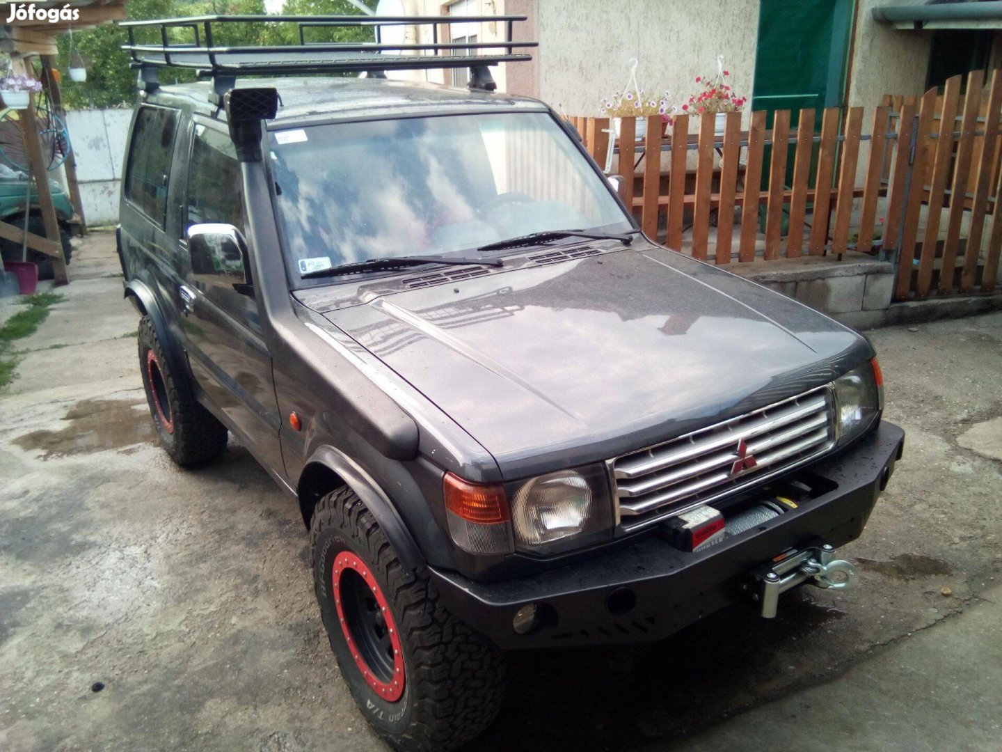 Mitsubishi Pajero II snorkel