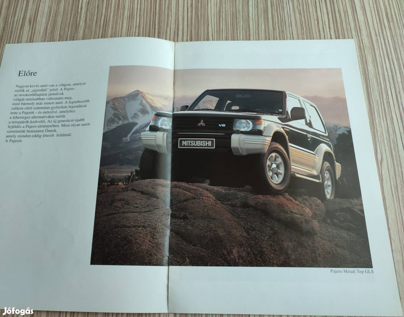 Mitsubishi Pajero (1995) magyar prospektus, katalógus.