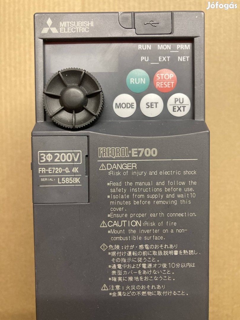 Mitsubishi inverter, frekvenciaváltó