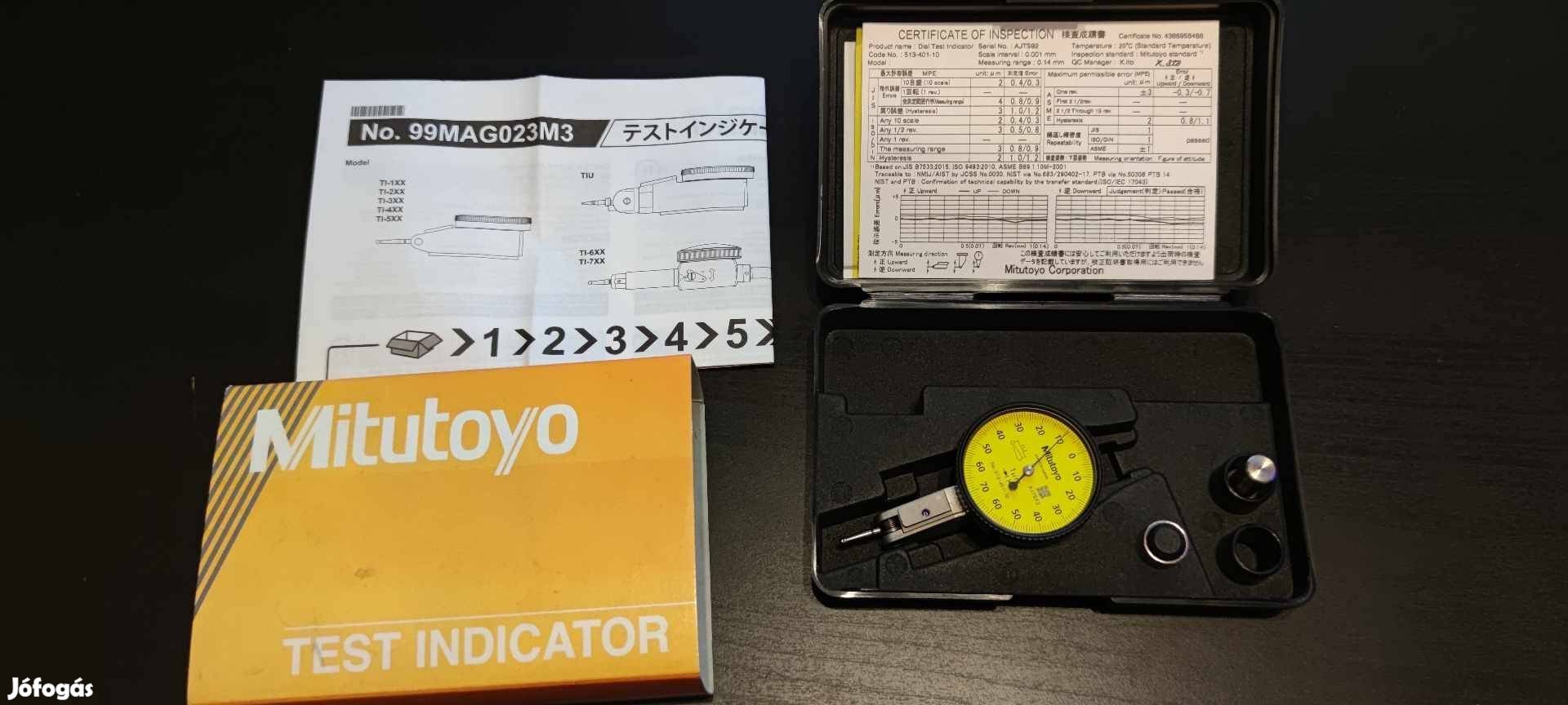 Mitutoyo dial test indicator(513-401-10E)