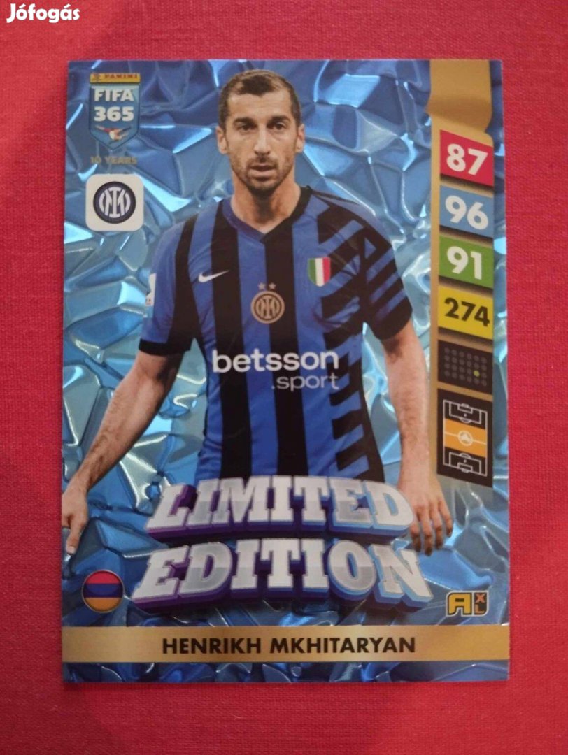 Mkhitaryan (Internazionale) FIFA 365 2025 Limited Edition focis kártya