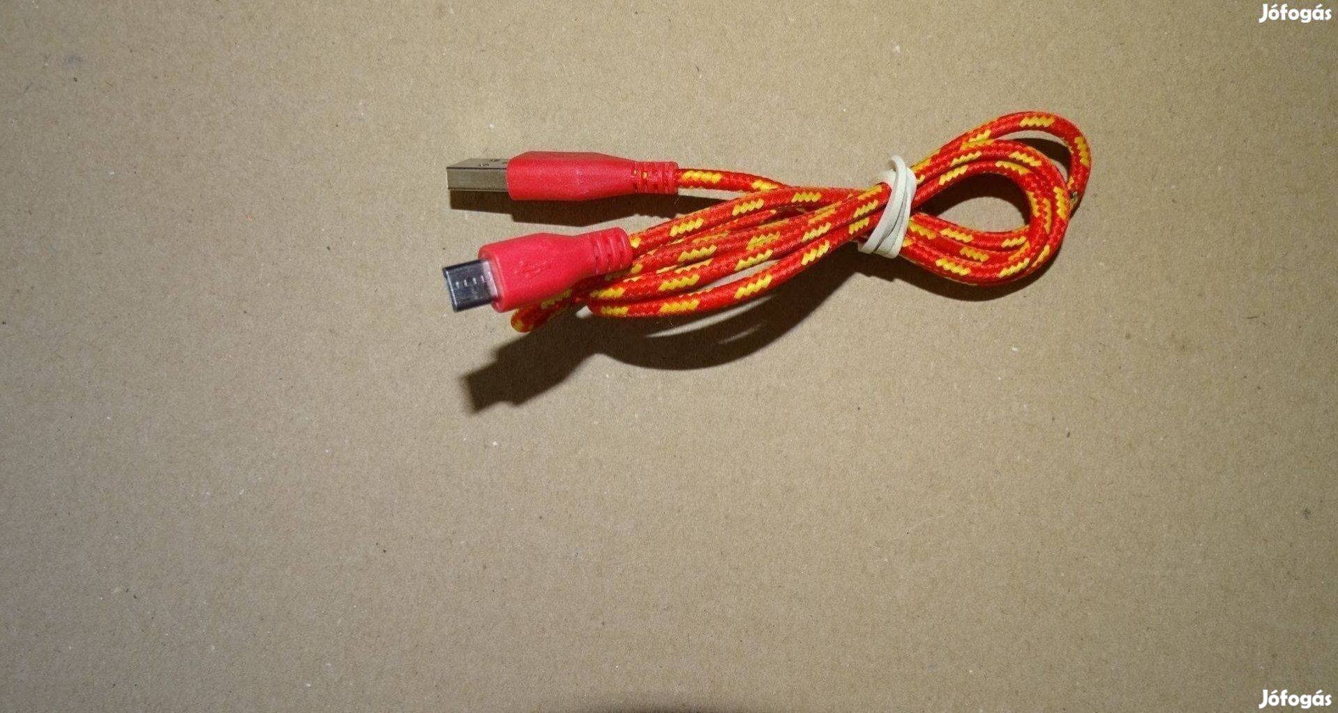 Mkikro USB kábel szövet boritással