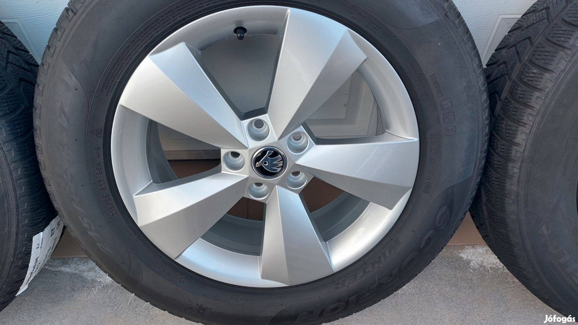 Mmm 1. Gyári , új szerű Skoda Kodiaq-Karoq 17 alufelni ,téli gumi