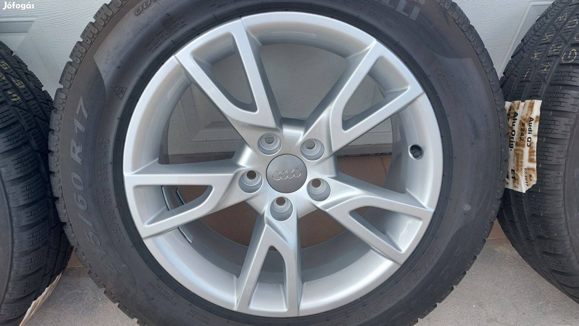 Mmm Gyári, Audi Q3 8U 17" alufelni Téli gumik Agy 57.1