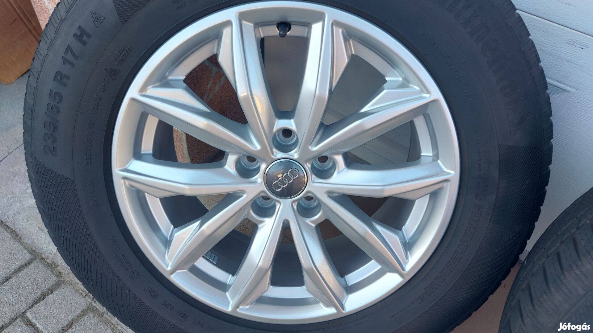 Mmm Gyári,új , Audi Q5 17" alufelni téli gumi 5x112