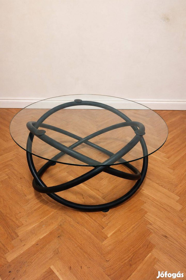 Möbelix üveg dohányzóasztal