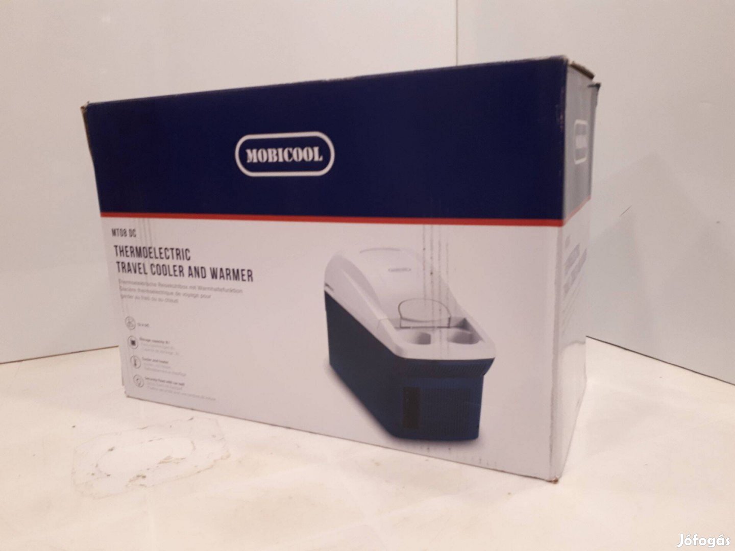 Mobicool MT08DC autós hűtőbox, 8 literes, új, DC kábel