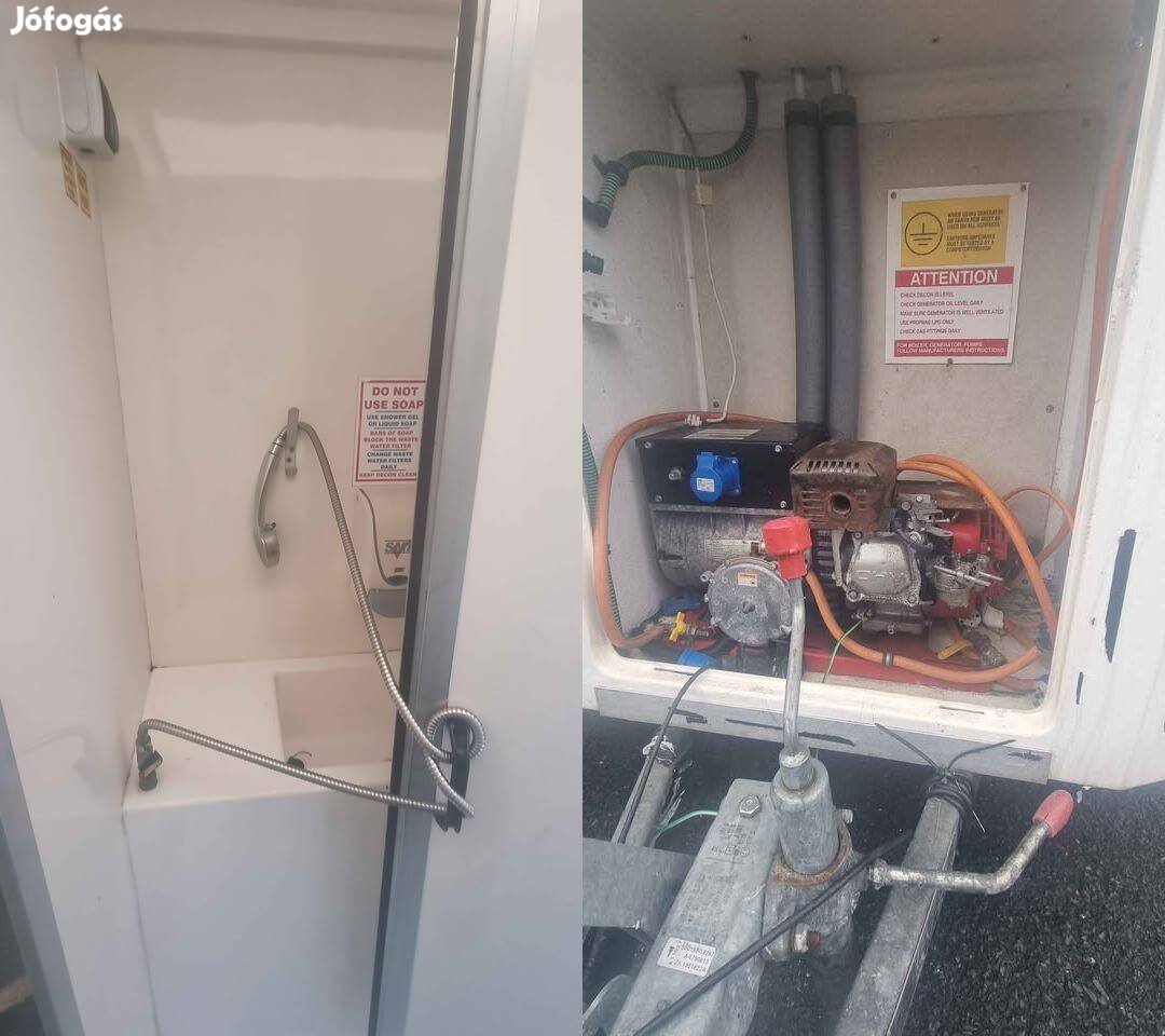 Mobil, Tusoló, WC , Öltöző