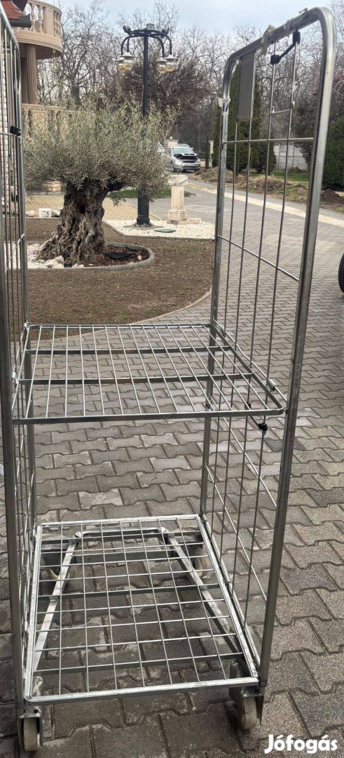 Mobil rácsos szállító konténer