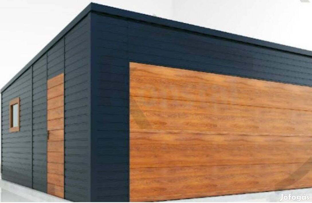 Mobilgarázs, Mobilépület,6x6 m, 73m Prémium, ingyenes szállítás, szer