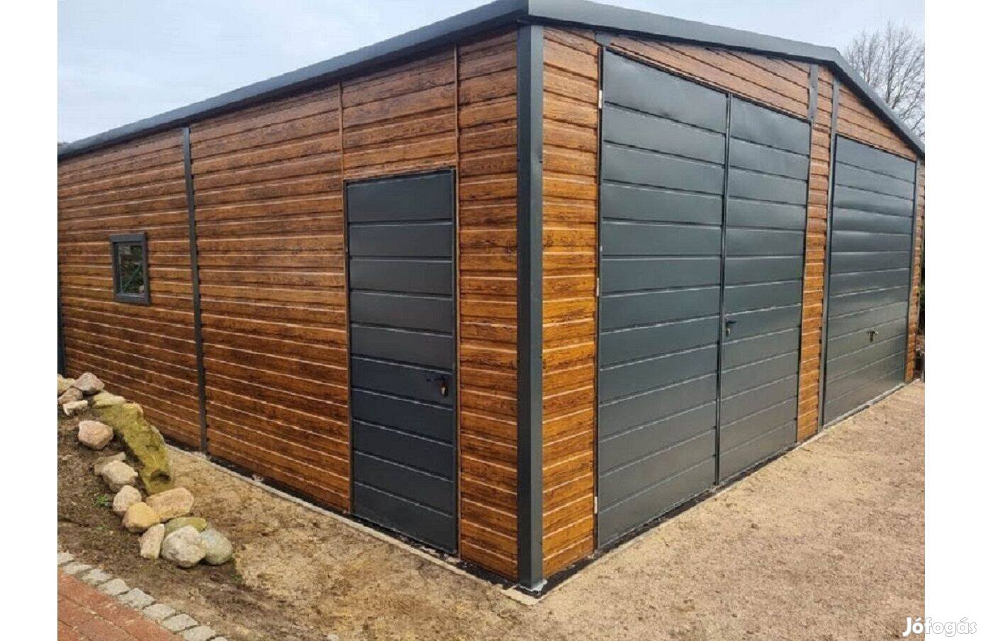 Mobilgarázs, Mobilépület,7,5x 5 m, 49m Prémium, ingyenes szállítás, sz