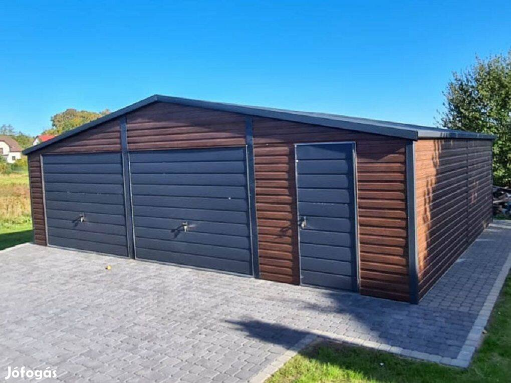 Mobilgarázs, Mobilépület, 10 x 6 m, 46m Prémium, ingyenes