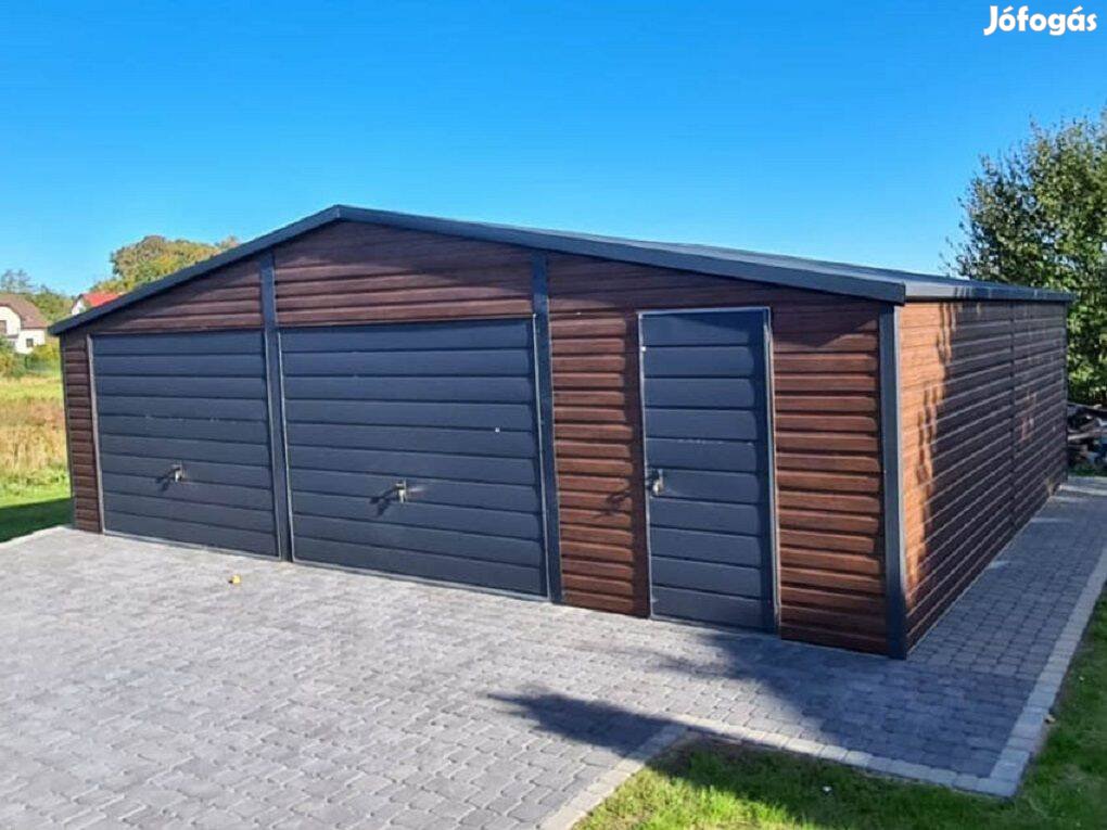 Mobilgarázs, Mobilépület, 10x5,5 m, 46m Prémium, ingyenes szállítás, s