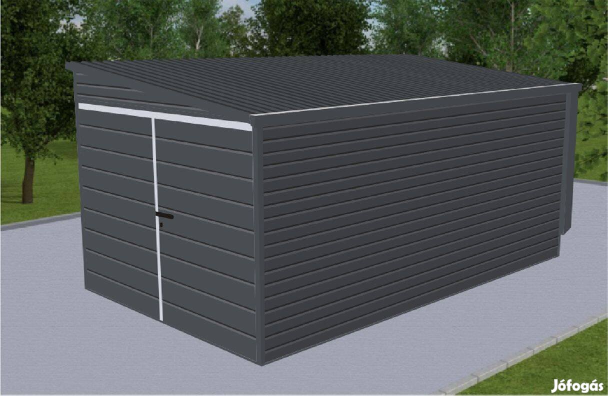 Mobilgarázs, Mobilépület, 2,5 x 7,5m T55m Prémium, ingyenes szállítás