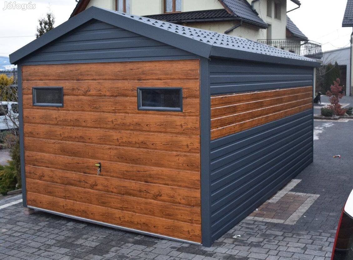 Mobilgarázs, Mobilépület, 3x6 m, 22m Standard, ingyenes szállítás, sz
