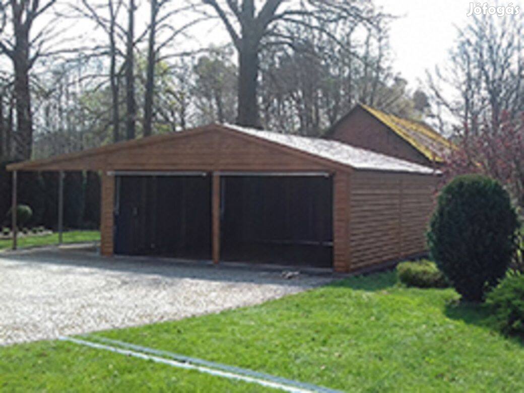 Mobilgarázs, Mobilépület, 6,5+3x 5 m, 61Am Prémium, ingyenes szállítás