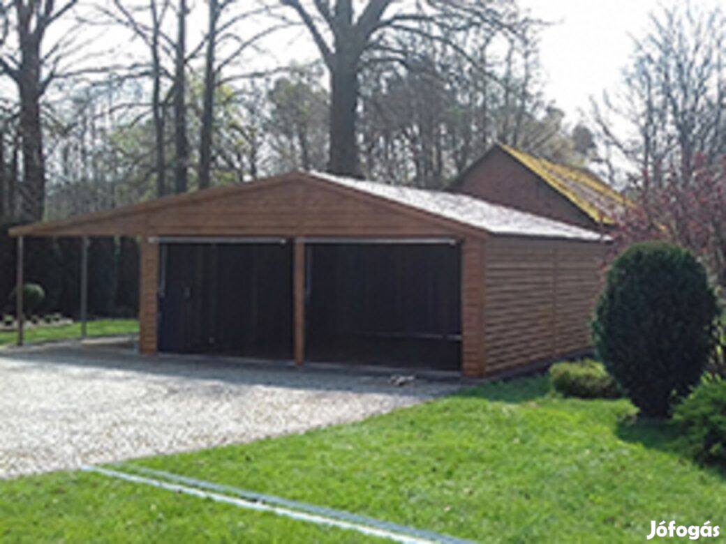 Mobilgarázs, Mobilépület, 6,5+3x 7m, 61Am Prémium, ingyenes szállítá