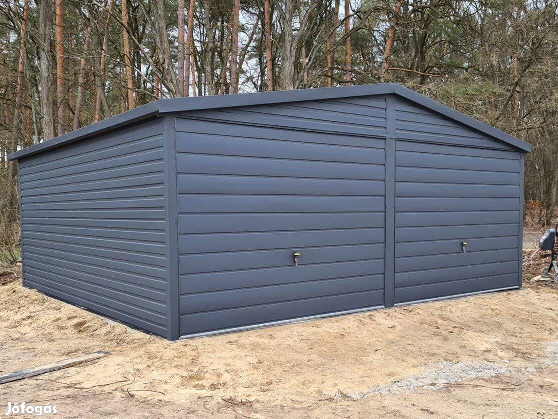 Mobilgarázs, Mobilépület, 6 x 5, 5 m, 50m Prémium, ingyenes szállítás,