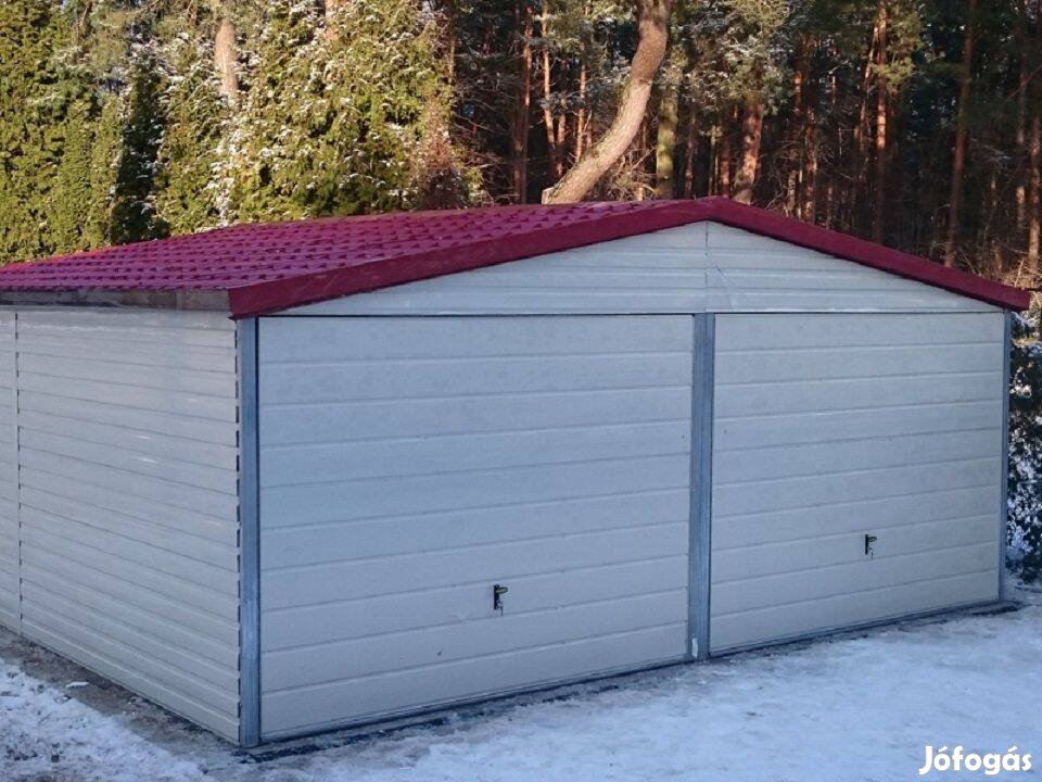 Mobilgarázs, Mobilépület, 6 x 6,5 m, 28mT Prémium, ingyenes szállítás,