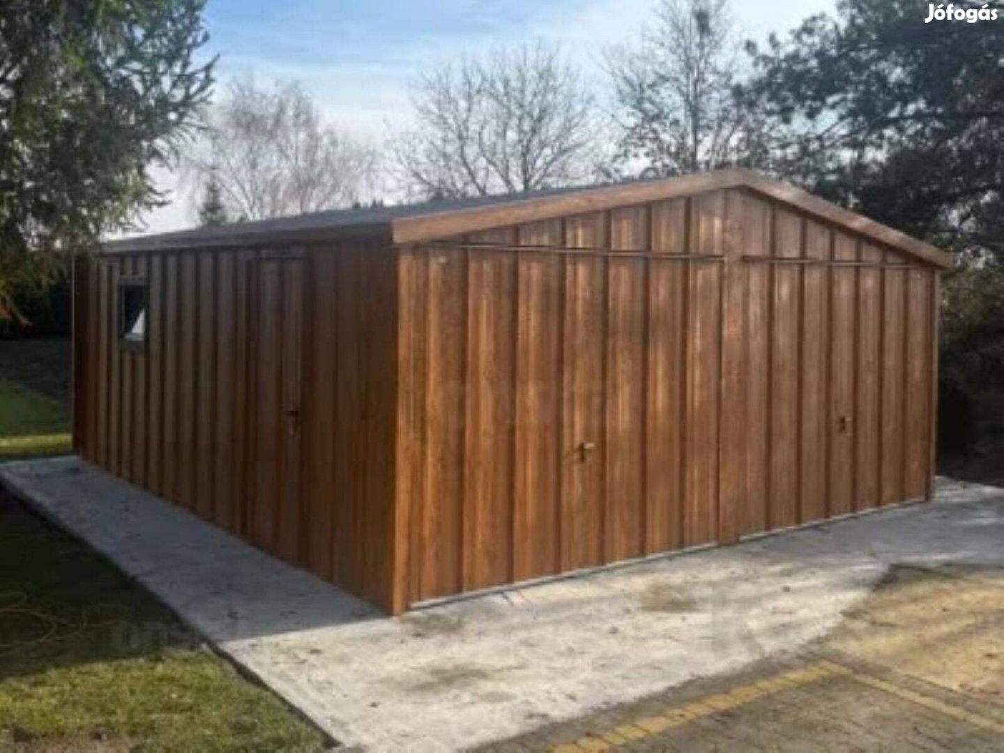 Mobilgarázs, Mobilépület, 6x6 m, 81mR Prémium, ingyenes szállítás, sz