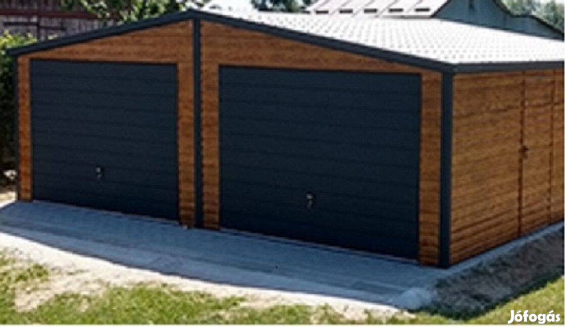 Mobilgarázs, Mobilépület, 7x5,5 m, 15m Prémium, ingyenes szállítás, sz