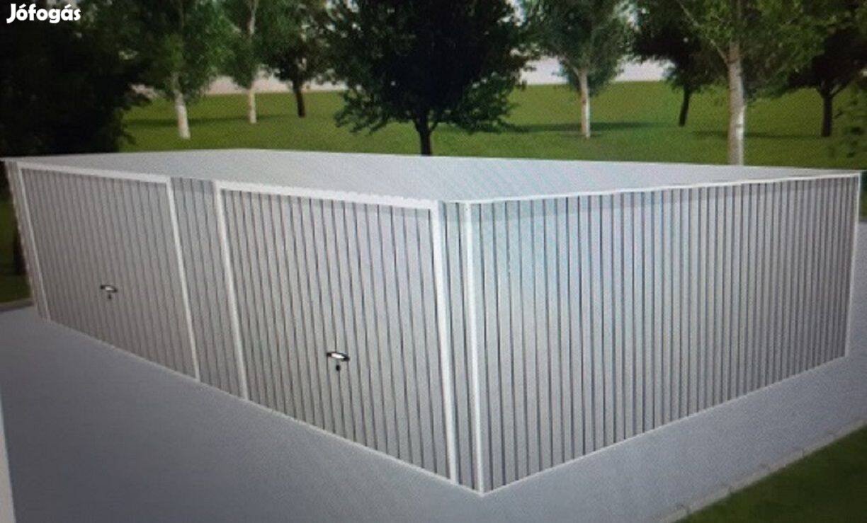 Mobilgarázs, Mobilépület, 8x8 m, 38mH Tervezhető, ingyenes szállítás,