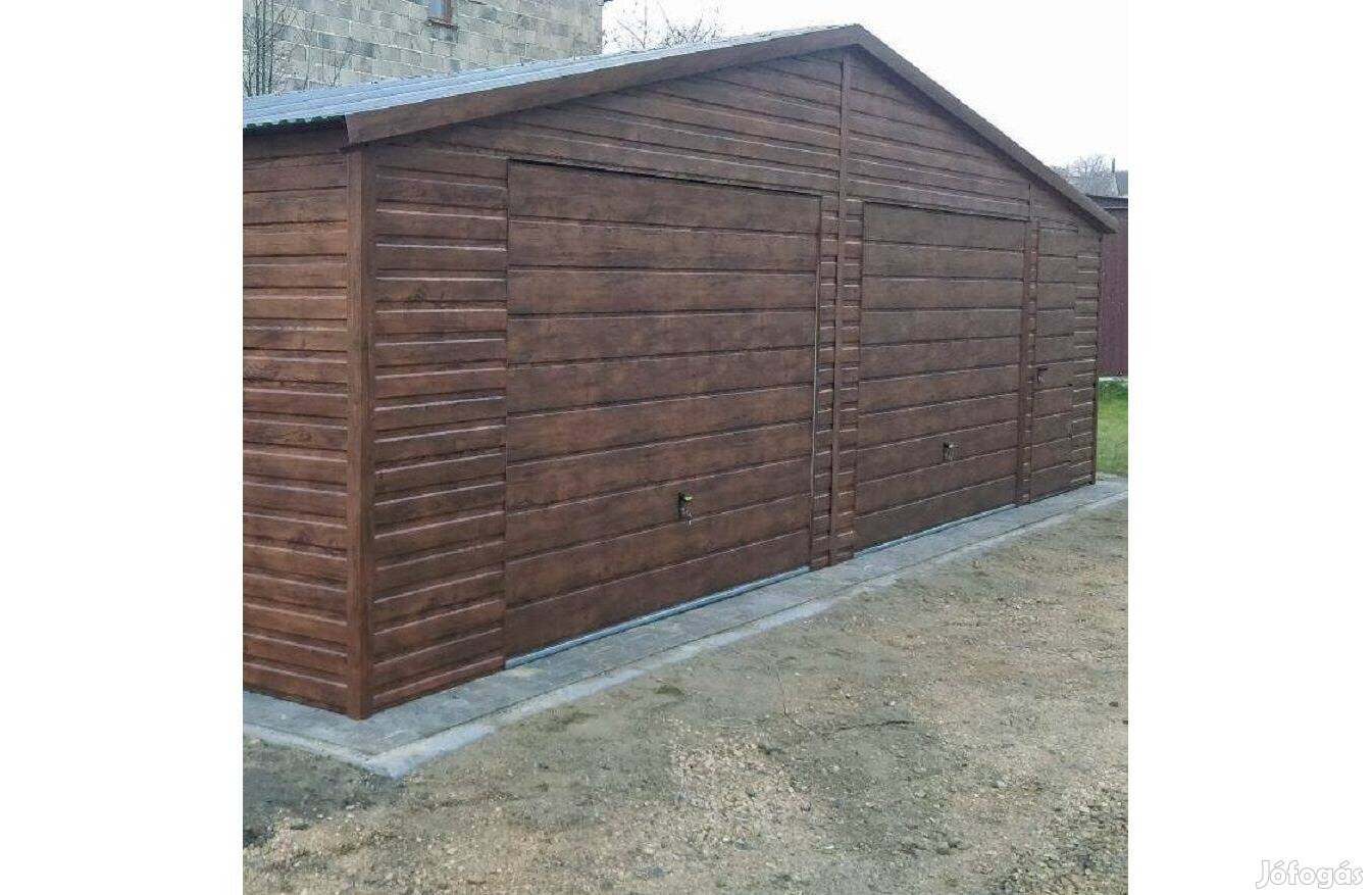 Mobilgarázs, Mobilépület, 9,5 x 6,5 m, 30m Prémium, ingyenes szállítás