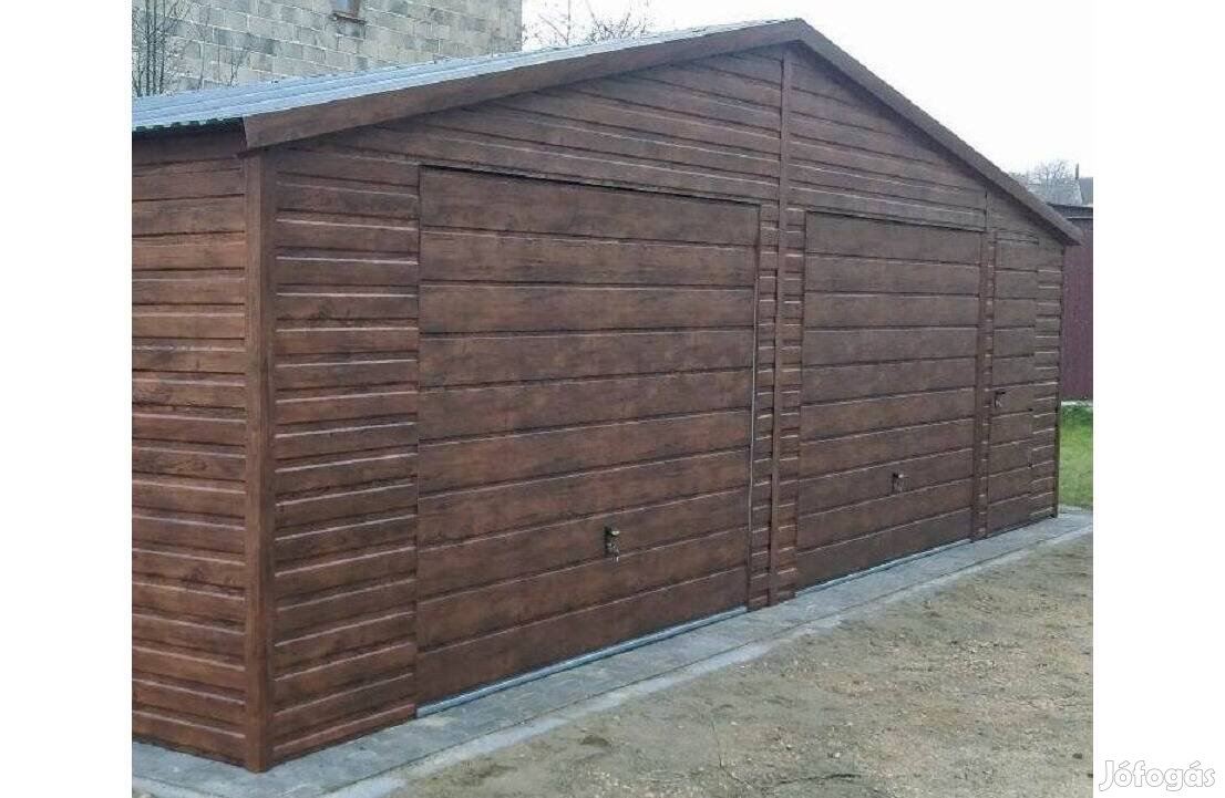 Mobilgarázs, Mobilépület, 9,5 x 6,5 m, 30m Prémium, ingyenes szállítás