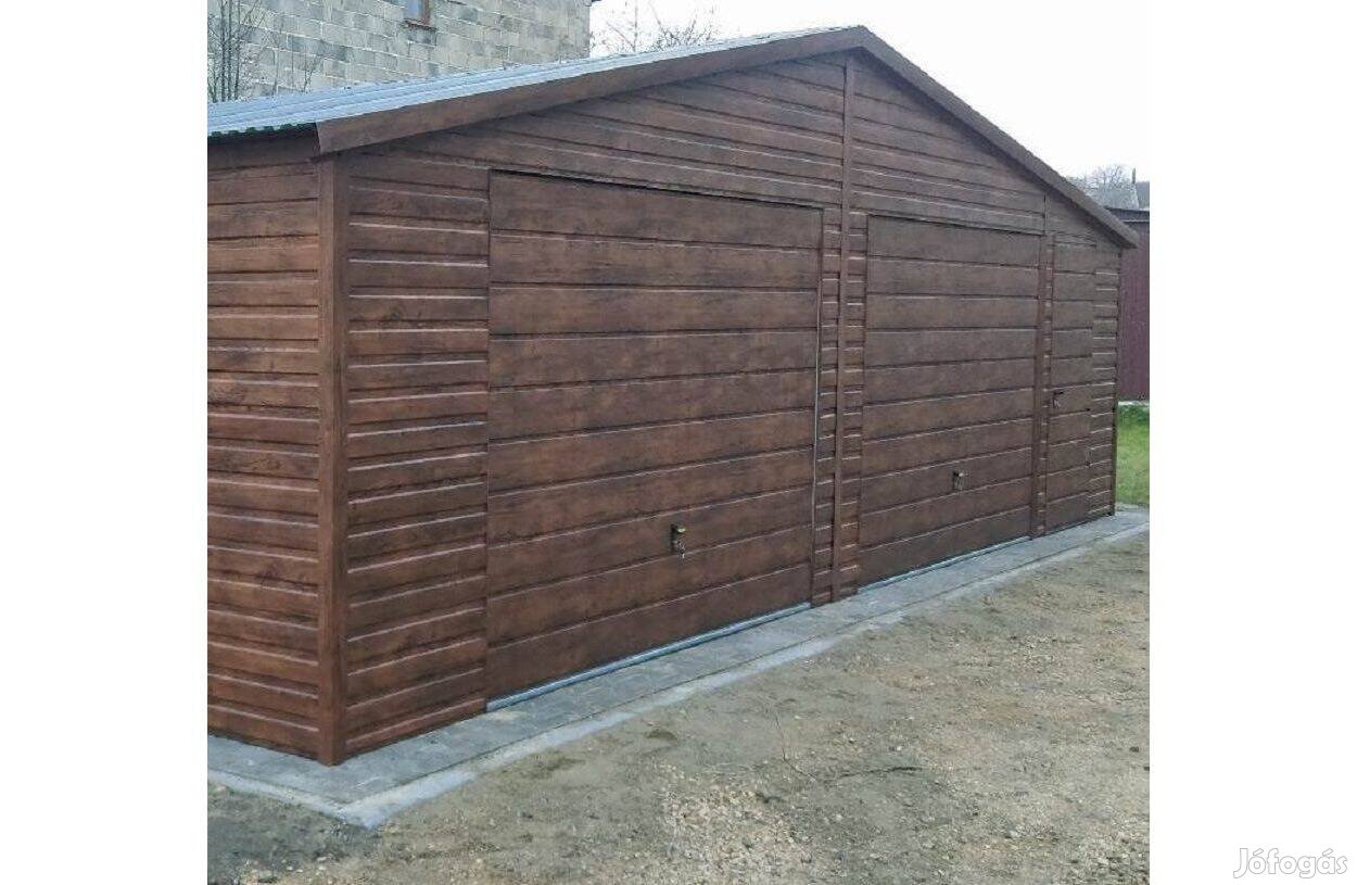 Mobilgarázs, Mobilépület acél, 9, 5x6 m, 30m Prémium, ingyenes szállít
