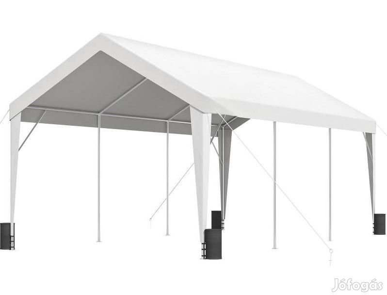 Mobilgarázs, kocsibeálló, partisátor 3x6m tartozék 4db