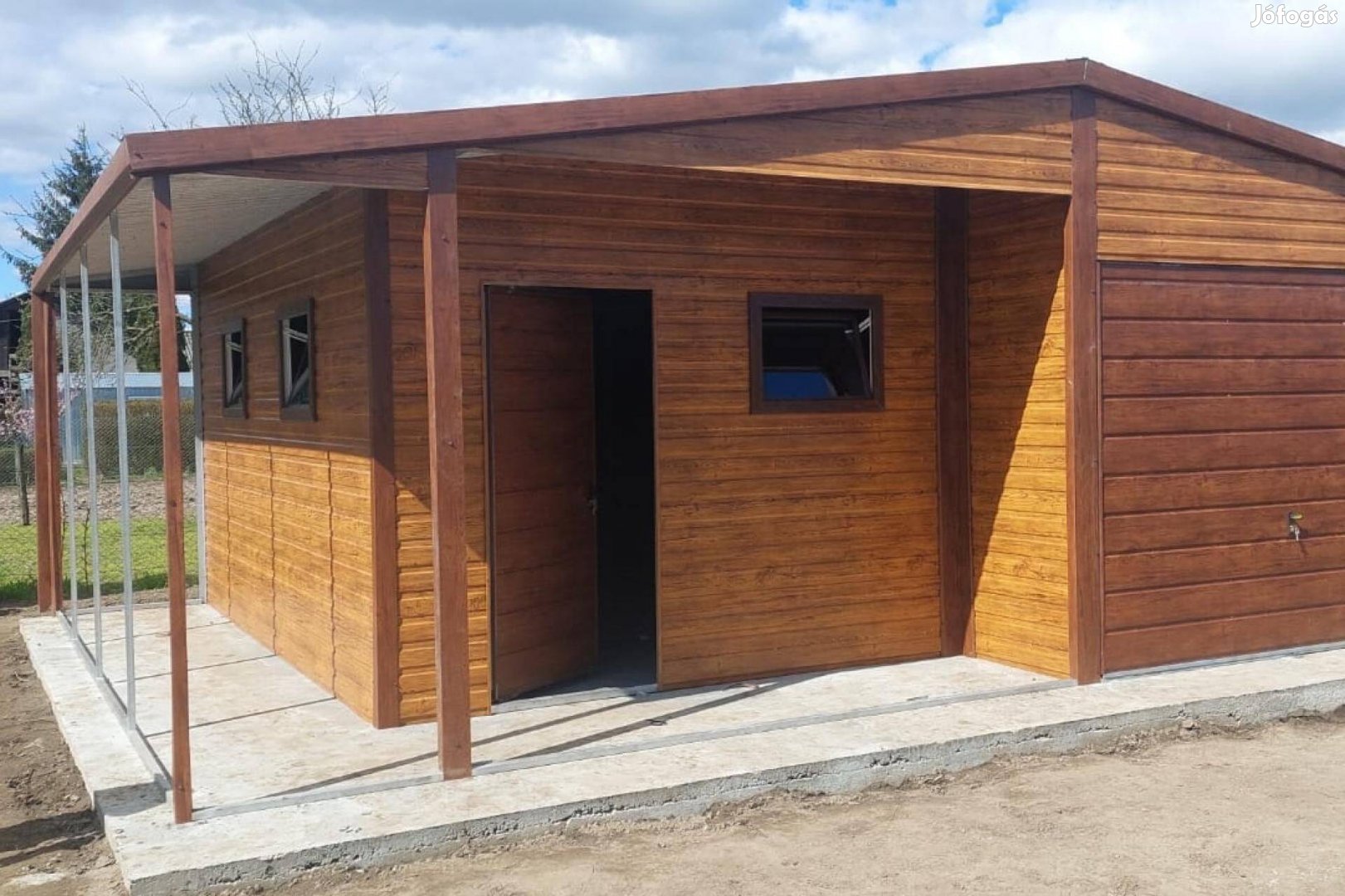 Mobilgarázs, tároló 6,5x 6 m, Prémium, 89m, ingyenes szállítás, szere