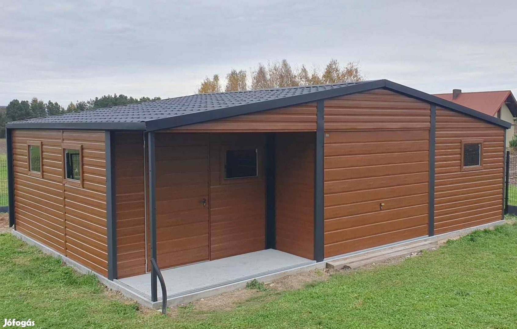Mobilgarázs, tároló 9 x 6 m, 85m Prémium, ingyenes szállítás, szerelés