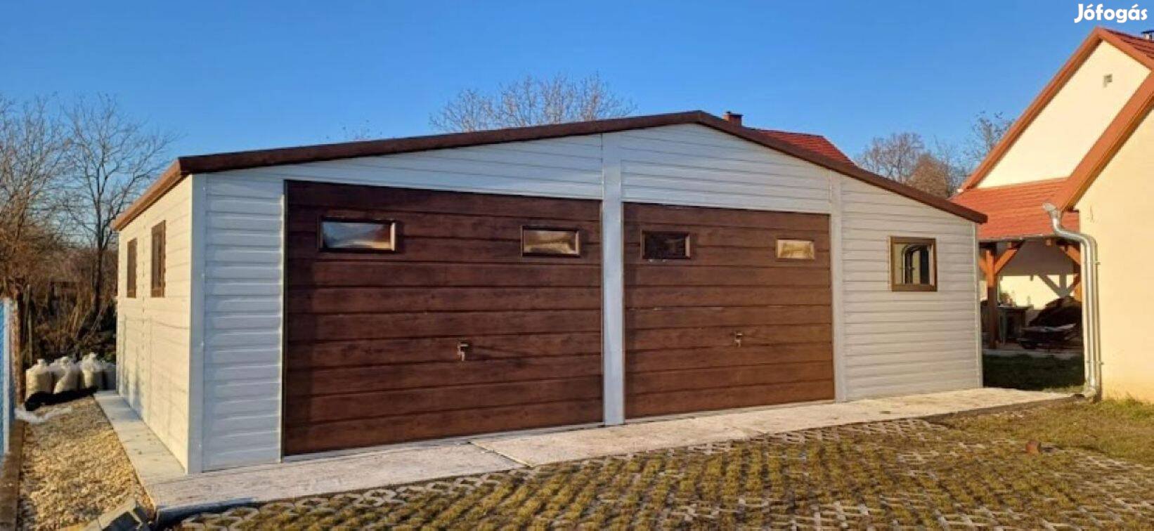 Mobilgarázs, tároló 9 x 6 m, Prémium, 80m, ingyenes szállítás, szerel