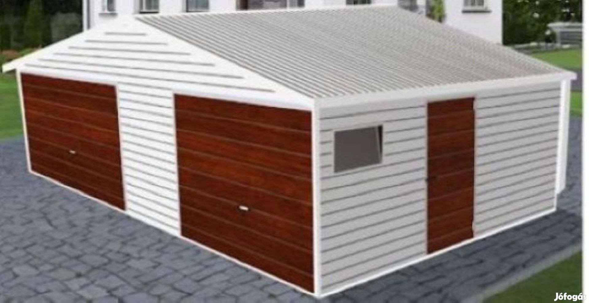 Mobilgarázs, tároló Prémium, 6,5 x 5 m, 78m, ingyenes szállítás, szer