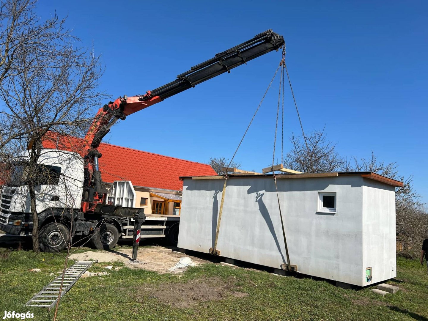 Mobilház Modulház Szállítás Daruzás Telepítés Gépszállítás