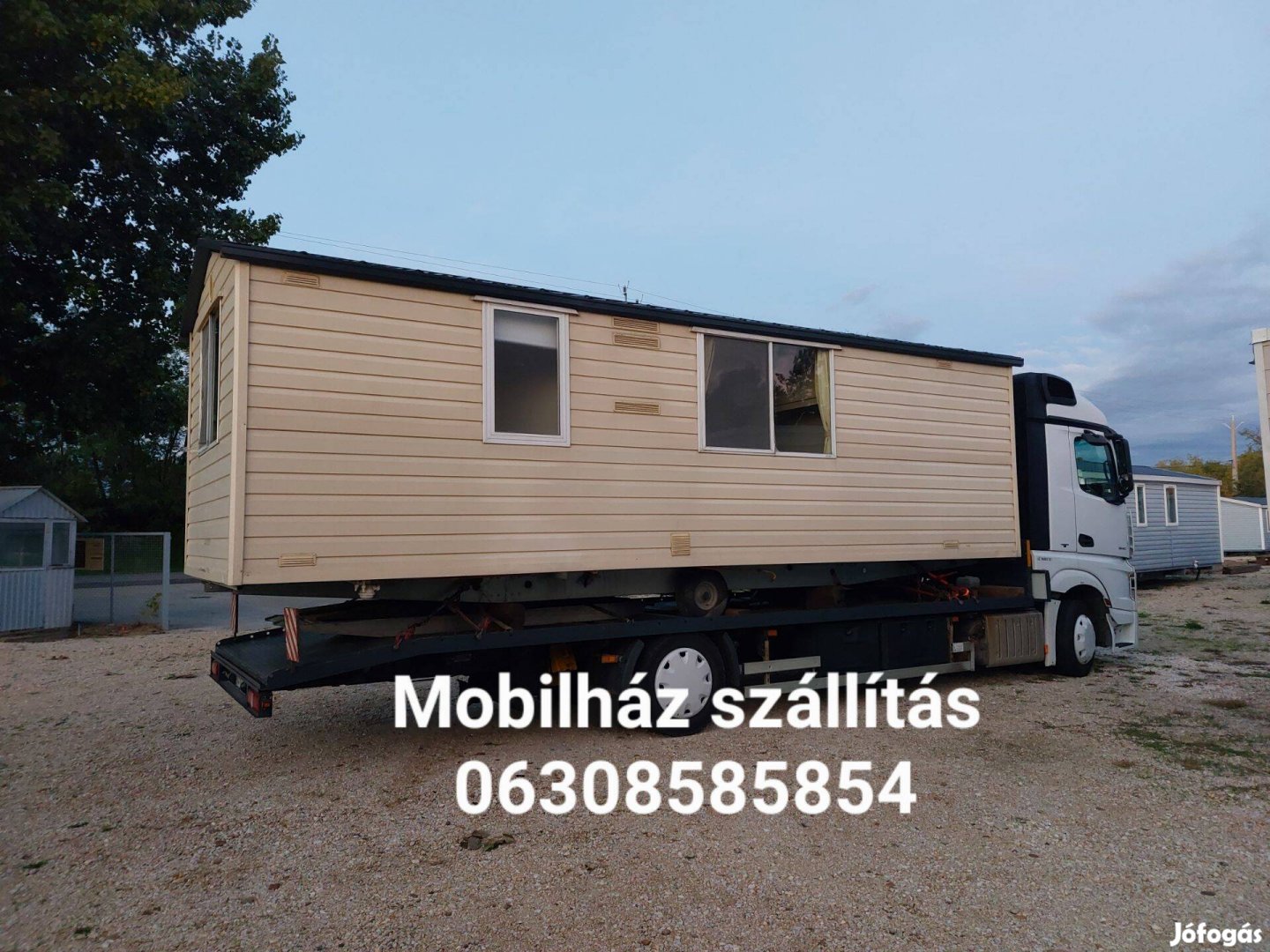 Mobilház, Mobilházak szállítása, Gépszállítás