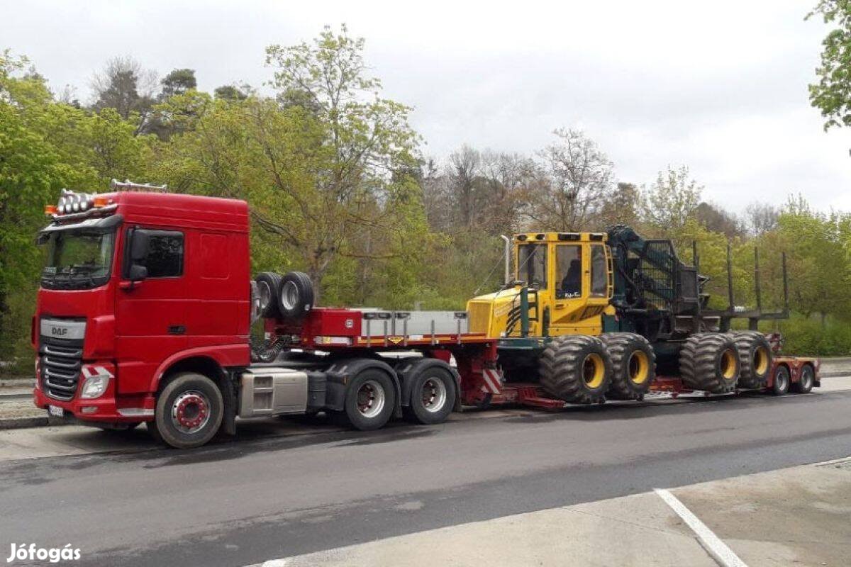 Mobilház szállítás Gépszállítás Külföld Traktor Kombájn Daruzás