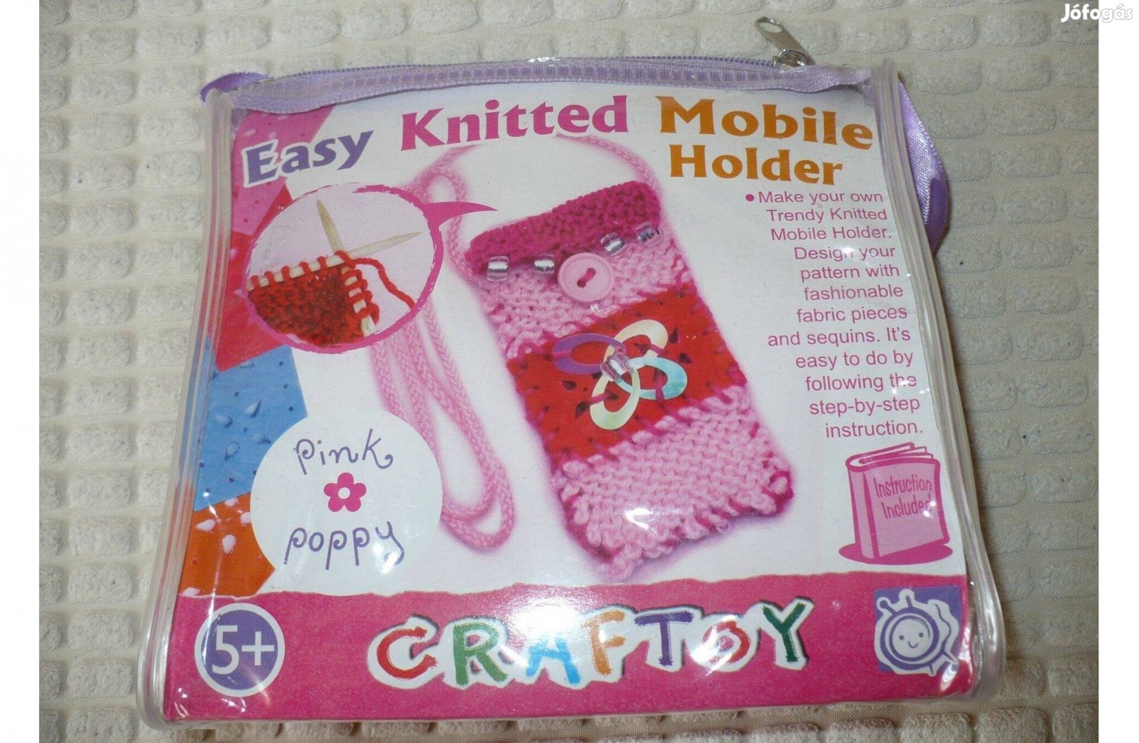 Mobiltartó kötőkészlet Craftoy