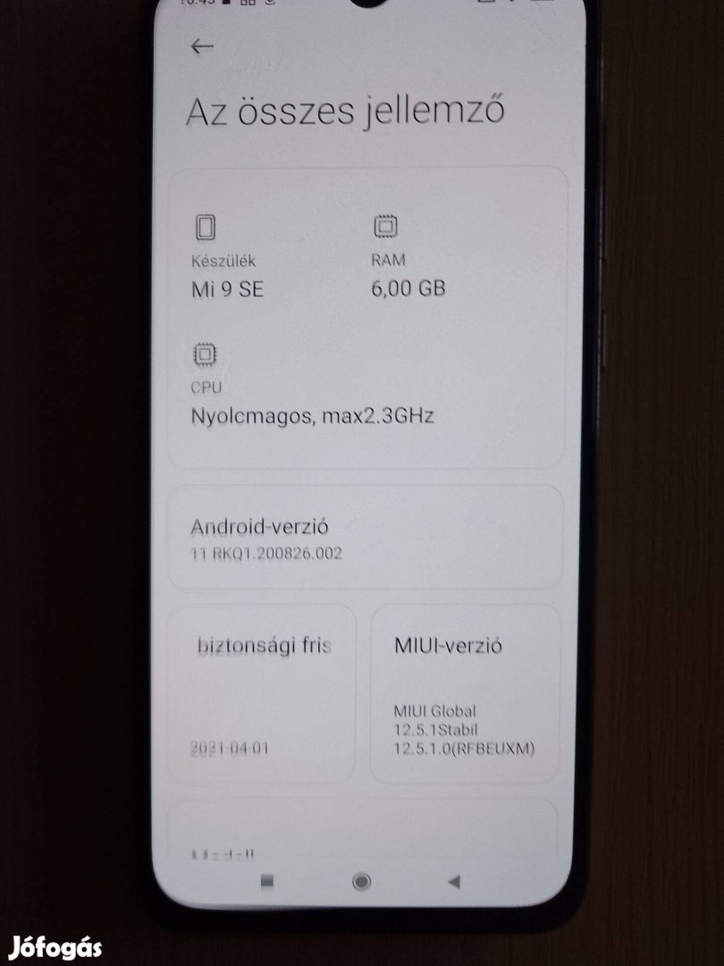 Mobiltelefon Xiaomi 128 GB eladó