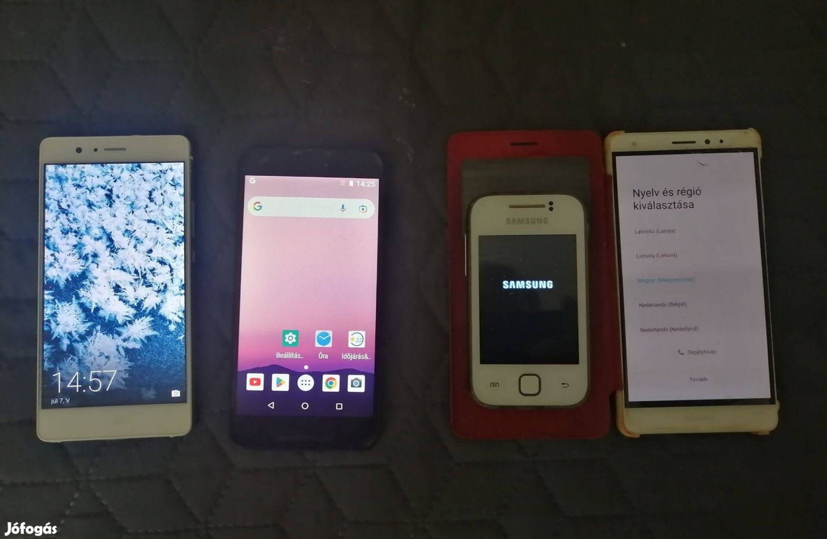 Mobiltelefon (Samsung, Huawei, LG Nexus)